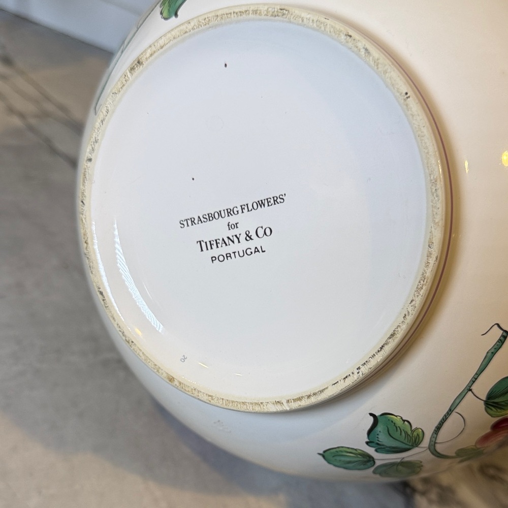 Tiffany & Co. Strasbourg Flowers Ceramic Bowl - Picture 3 of 6